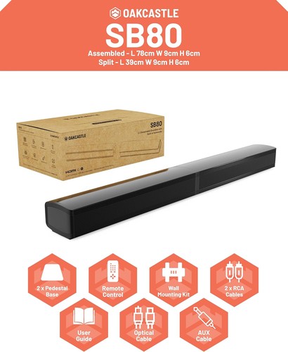 Soundbar teilbar bluetooth - tv,